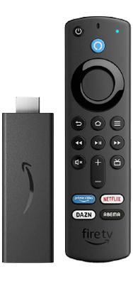 Fire TV Stick リモコン(第3世代)付属